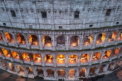Photos offer stunning aerial views of Rome’s Colosseum and ancient Forum