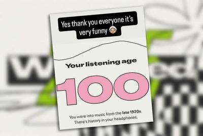My music-listening age is 100 – and honestly, I’m more embarrassed for Spotify than for me