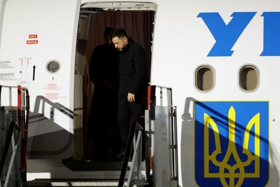 Zelensky’s plane ‘followed by military drones’ before Dublin visit in ‘hybrid attack’