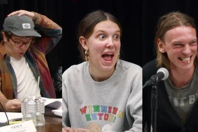 Stranger Things cast react to huge Season 5 plot twist at table read
