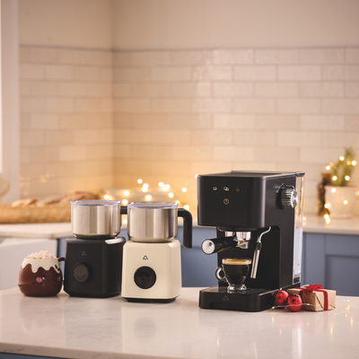 Aldi's £49.99 espresso machine is back – it's £10 cheaper than last year and features a touch control panel as well as a milk frothing wand
