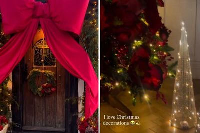 Stacey Solomon unveils Pickle Cottage’s huge DIY Christmas decorations