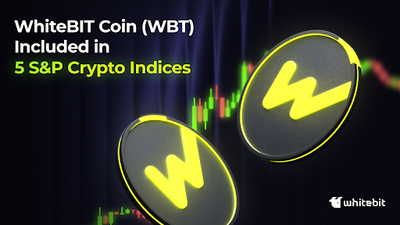 WhiteBIT's Native Coin WBT Added to Five S&P Cryptocurrency Indices