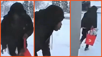 ‘All of our packages!’: Hungry Illinois family’s vacation ruined by porch pirate disguised as DoorDash driver