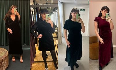 I tried on the best velvet dresses on the high street – and these are the 9 worth buying, including styles from M&S, Rixo and ME+EM