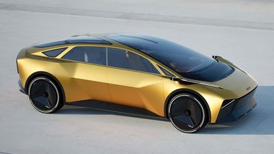 Kia’s Gold Concept Looks Like An Electric Stinger From The Future