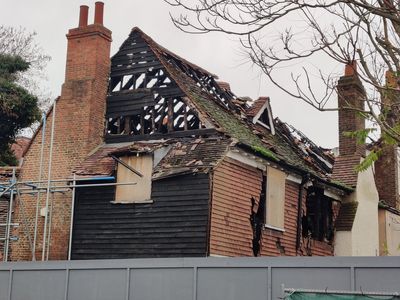 Fears burnt-out historic south London pub could collapse this winter