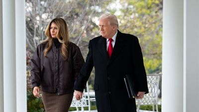 Melania Trump 'Looks Like Hostage' At Tree Lighting: Viewers Spot Odd Moment