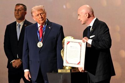 Donald Trump awarded controversial Fifa Peace Prize by Gianni Infantino at World Cup 2026 draw