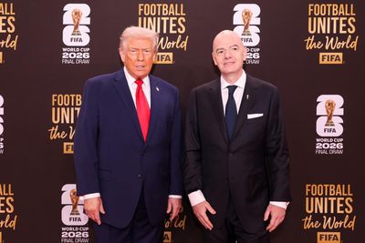 Trump awarded inaugural Fifa peace prize at World Cup draw in Washington