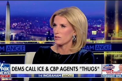 Fox News’ Laura Ingraham insists that calling ICE agents ‘thugs’ is ‘borderline illegal’