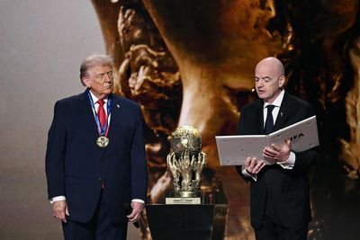 Trump wins his peace prize from Fifa – any chance of a VAR review?