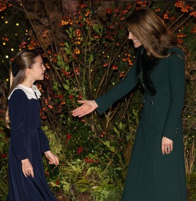 Princess Charlotte Ditches Her Favorite Maroon Coat for a Very Princess Diana-Coded Outfit at Carol Concert