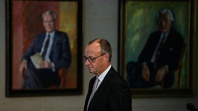 Merz promotes peace plan with Abbas ahead of visit to Israel