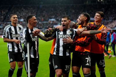 Bruno Guimaraes and Anthony Gordon net again as Newcastle beat 10-man Burnley