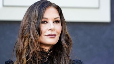 Catherine Zeta-Jones gives the jeans and a blazer outfit formula a luxe leather refresh, and it's convinced me to give it a go