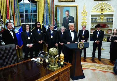 Trump takes another shot at Jimmy Kimmel as he makes prediction about Kennedy Center Honors hosting gig: ‘I’m sure they’ll give me great reviews’