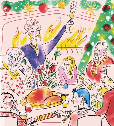 Christmas dinner in a restaurant or kitchen carnage at home?