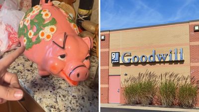 ‘Should I call the store?’: Texas woman buys $10.98 piggy bank at Goodwill. She can’t believe what she finds inside