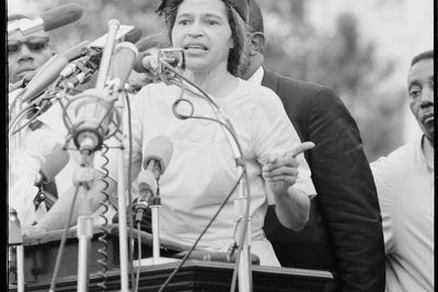 Never-before-seen photos of Rosa Parks during the Selma march discovered