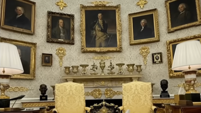 Trump Is Allegedly Designing The Oval Office 'Almost Identically' to Epstein's House to 'Make It Feel More Like 'Home'