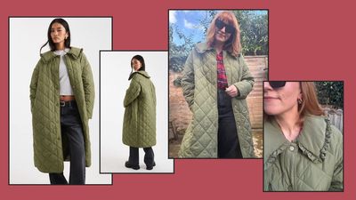 I always thought quilted coats were too sporty to be chic, but this pretty take on the trend has won me over