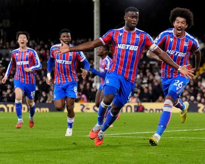 Crystal Palace up to fourth after Marc Guéhi’s late header stuns Fulham