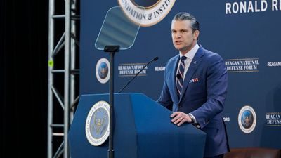 Hegseth signals unchecked military power in inflammatory speech as Trump allegedly considers dropping support for his ‘War’ Secretary