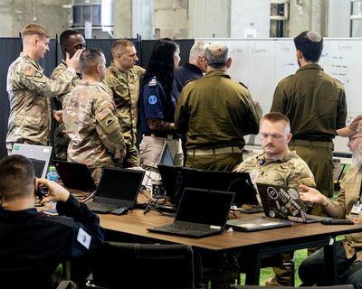 Israeli surveillance targets US and allies at joint base planning Gaza aid and security, say sources