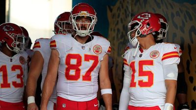 Patrick Mahomes Addresses Travis Kelce’s Future Following Chiefs' Loss vs. Texans