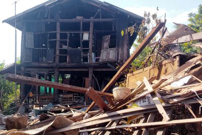 Myanmar military air strike on a tea shop kills 18 watching a football match on TV