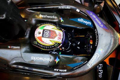 Who is driving at the 2025 F1 Abu Dhabi post-season test?