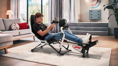 A high-end F1 sim racing seat that doesn't take up a whole room? This could be huge
