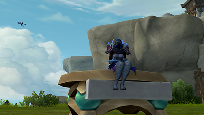 World of Warcraft players are already discovering new tech with its player housing—turns out, you can sit anywhere as long as you're able to fit a chair inside