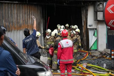 A fire in an office building in Indonesia's capital kills at least 17 people
