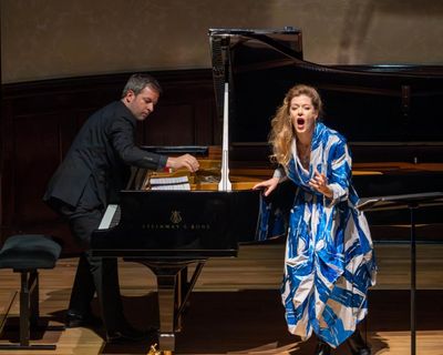 Hannigan/ Chamayou review – strange and beautiful musical magic