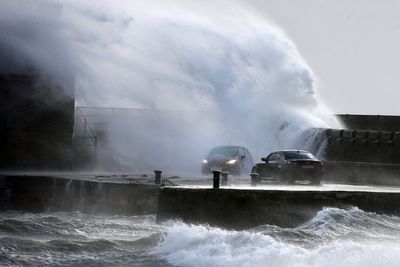 Trains suspended and ferries cancelled in Scotland as Storm Bram sweeps in