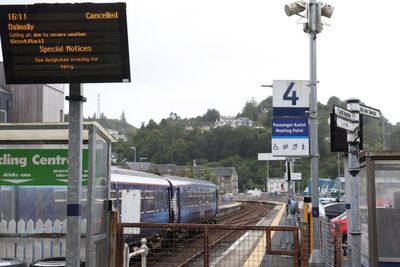 List of UK train services suspended by Storm Bram