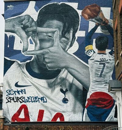 Tottenham unveil new Heung-min Son mural: ‘Sonny, Spurs legend’