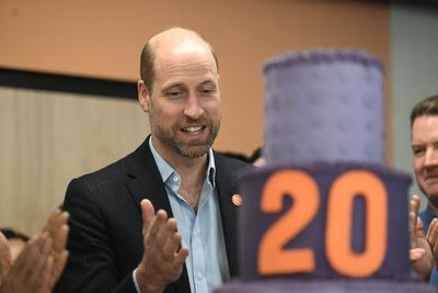 William celebrates 20 years as Centrepoint’s ‘proud’ patron with cake