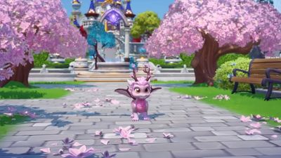 How to get Sakura Blossom Dragon Community Companion in Disney Dreamlight Valley