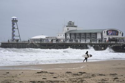 Strong winds and rain from Storm Bram cause disruption across the UK