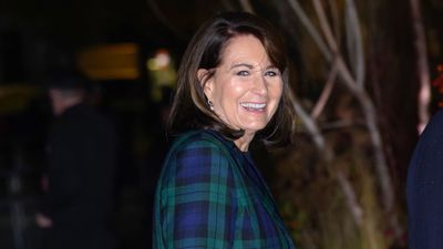 Carole Middleton's tartan carol concert coat is so Princess Catherine - her traditional festive style is pure elegance