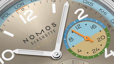 Nomos unveils two new champagne versions of its affordable world timer watch