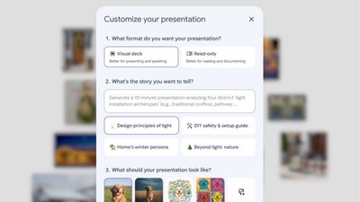 Google's AI idea board now generates presentations with Nano Banana Pro