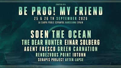 "A diverse, daring and deeply emotional lineup!" Soen and The Ocean announced as headliners for next year's Be Prog! My Friend