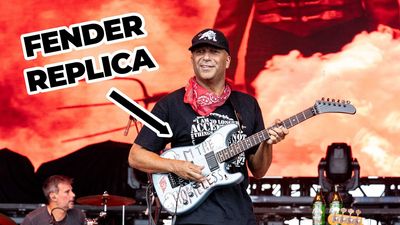 “On the real Arm the Homeless guitar, a dog chewed the headstock. Other than that, they’re absolutely identical”: Tom Morello has been playing a Fender Arm the Homeless replica live and none of us noticed – now it’s available to buy