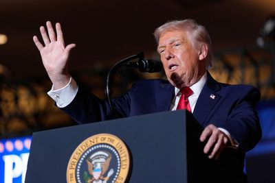 Trump accuses Democrats of ‘affordability hoax’ and brags about stock market in speech intended to tout economic record