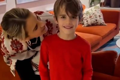 Video: I’m A Celeb star reunites with her children after jungle stint