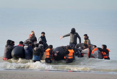 ‘You’re not welcome in our country’: The far-right agitators travelling to Calais to abuse small-boat migrants